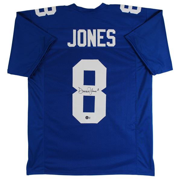 DANIEL JONE SIGNED NY GIANTS FOOTBAL JERSEY (BECKETT COA)