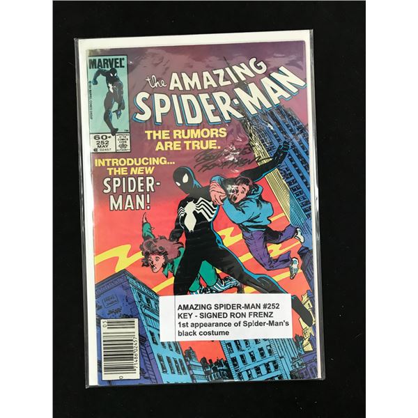 MARVEL COMICS THE AMAZING SPIDER-MAN NO. 252 (SIGNED RON FRENZ)