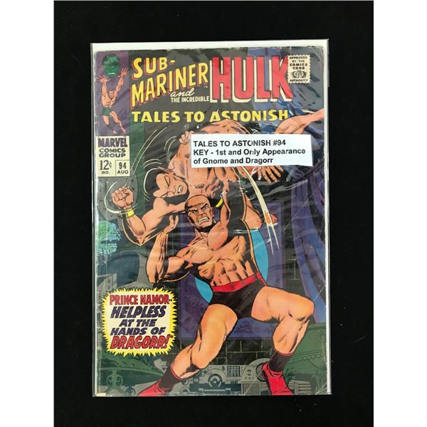 MARVEL COMICS SUB-MARINER X HULK NO. 94