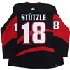 Image 1 : TIM STUTZLE SIGNED SENATORS ADIDAS PRO REVERSE RETRO JERSEY (FANATICS COA)
