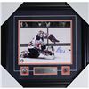 Image 1 : GRANT FUHR SIGNED AND CUSTOM FRAMED 16 X 20 DISPLAY (FROZEN POND COA)