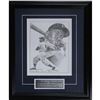 Image 1 : DUKE SNIDER SIGNED AND CUSTOM FRAMED 16 X 20 DISPLAY (BECKETT COA)