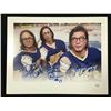 Image 1 : SLAPSHOT MOVIE THE HANSON BROTHERS SIGNED 8 X 10 JSA COA)