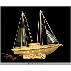 Sailboat Television Lamp