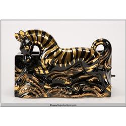 Zebra Television Lamp