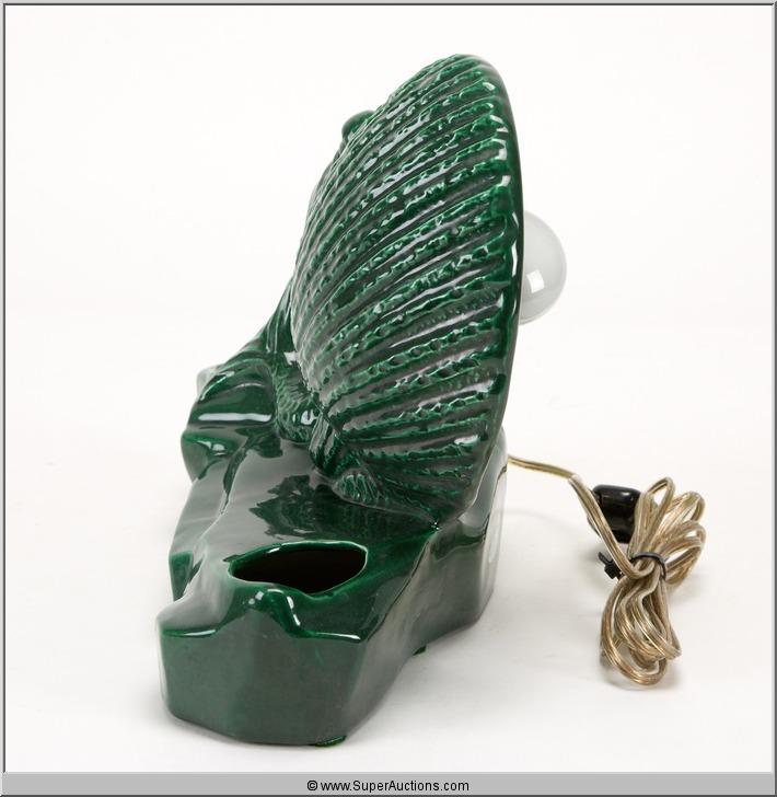 Mermaid and Sea Shell Television Lamp with Planter