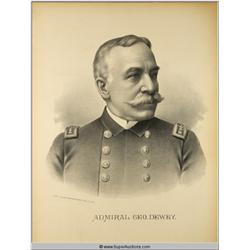 Admiral George Dewey 1837-1917 Historical Print