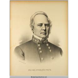 Major General Sterling Price 1809-1867 Historical Print