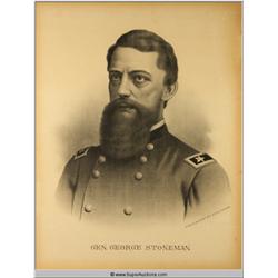 General George Stoneman Historical Print