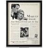 Image 1 : Make-Up Advertisement 1932 Featuring Lew Ayres, Mae Clarke and Bette Davis {Max Factor Collection}