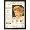 Image 1 : Pan-Cake Make-Up Advertisement 1944 Featuring Lucille Ball {Max Factor Collection}