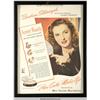 Image 1 : Pan-Cake Make-Up Advertisement 1944 Featuring Barbara Stanwyck {Max Factor Collection}