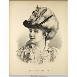 Adelina Patti 1843 - ? Historical Print