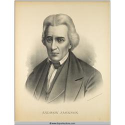 Andrew Jackson 1767 - 1845 Historical Print