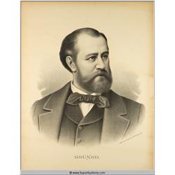 Gounod 1818 - 1893 Historical Print