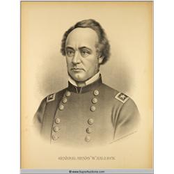 General Henry W. Halleck 1815 - 1872 Historical Print