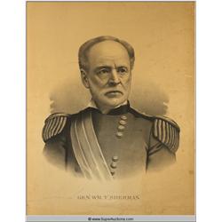 General William T. Sherman 1820 - 1391 Historical Print