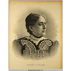 Francis F. Willard 1839 - 1898 Historical Print