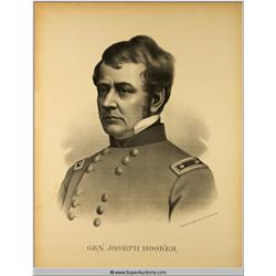 General Joseph Hooker 1814 - 1879 Historical Print