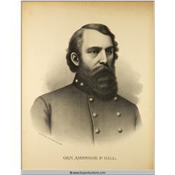 General Ambrose P. Hill 1825 - 1865 Historical Print