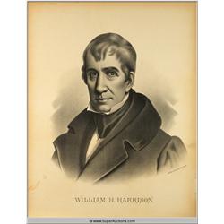 William H. Harrison Historical Print
