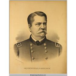 General Winfield S. Hancock 1824 - 1886 Historical Print