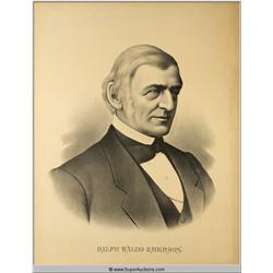Ralph Waldo Emerson 1803 - 1882 Historical Print