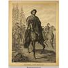 Image 1 : General John Morgan On Horse 1826 - 1864 Historical Print