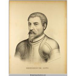 Hernando De Soto 1496 - 1542 Historical Print