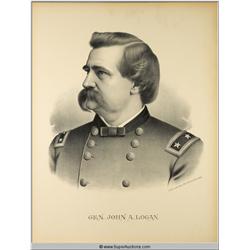 General John A. Logan 1826 - 1886 Historical Print