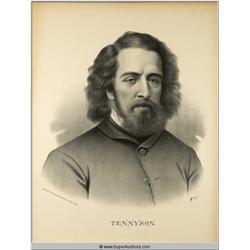 Tennyson 1809 - 1892 Historical Print
