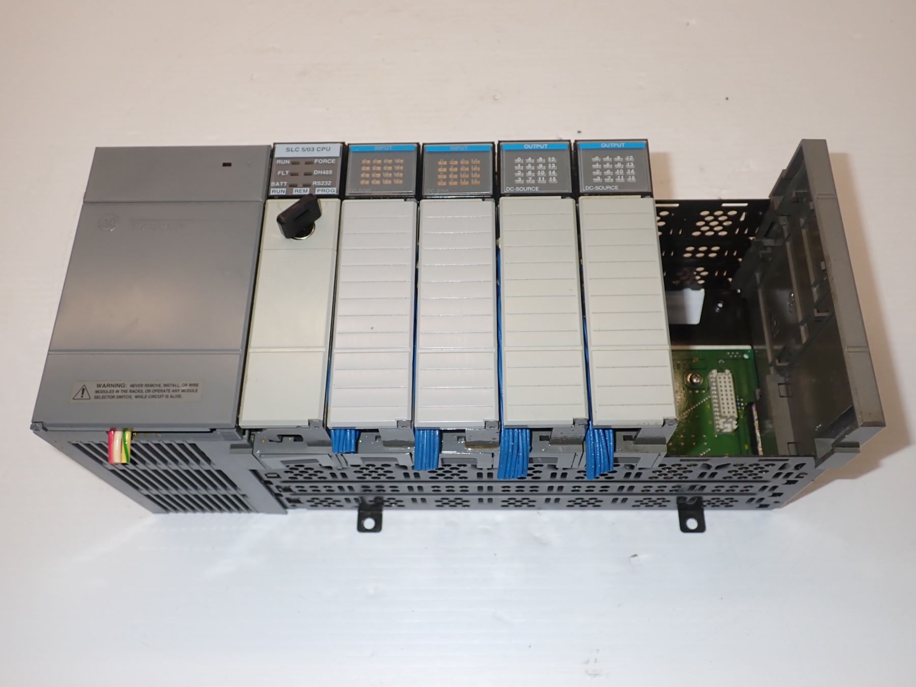 Allen Bradley Rack With Modules
