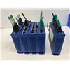 Image 2 : Lot of (5) Hirshmann #SPIDER II 8TX Rail Switch Modules
