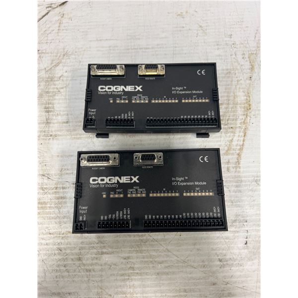 Lot of (2) COGNEX #800-5758-1J Insight I/O Expansion Modules