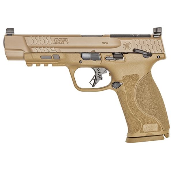 SW M&P9 M2.OR 9MM 5" FDE TS OPTIC READY 17RD