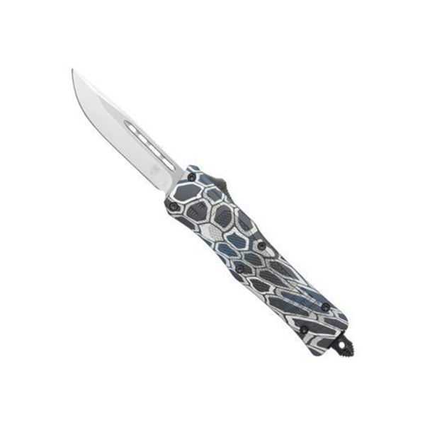 COBRATEC MEDIUM CTK1 OTF BLUE COBRA SKIN CRKTE 3" DROP POINT