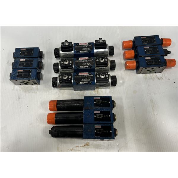 Lot of Rexroth Valves, Valve Bases