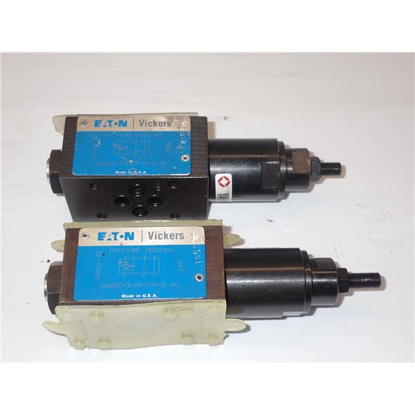 (2) Eaton / Vickers #DGMX2-3-PP-YW-S-40 Pressure Reducing Valves