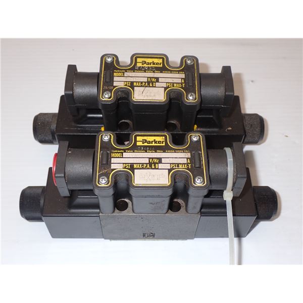 (2) Parker #D1VW020DNYCF 91 Hydraulic Valves