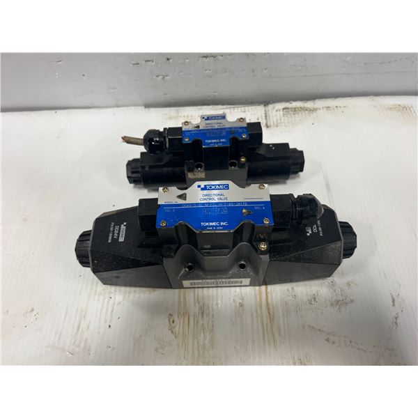 Lot of (2) Tokimec Directional Control Valves