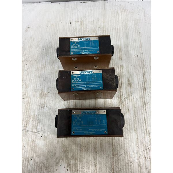(3) New - Vickers #DGMPC-5-ABK-BAK-30 Pilot OP. Check Valves