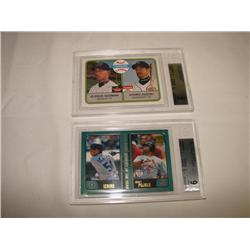 2 Rookie BB Cards (Graded 9)