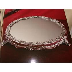 NIB Wallace Baroque Mirror Cake Platter