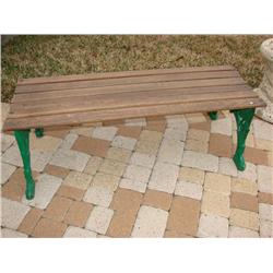 Heavy Cast Aluminum Bench