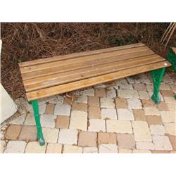 Heavy Cast Aluminum Bench
