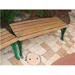 Heavy Cast Aluminum Bench