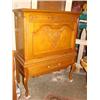 Image 1 : Belgium Oak Cabinet w/Shelf & Key