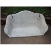 Image 1 : White Wicker Porch Swing