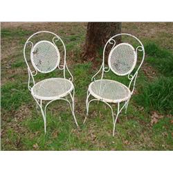 2 Old Metal Chairs