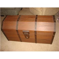 Wood Handcrafted Trunk